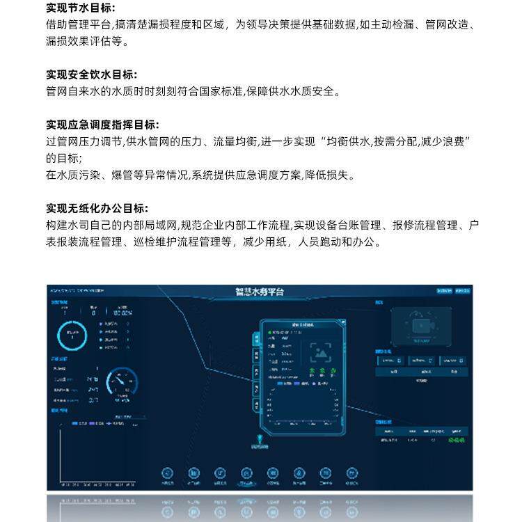 水务信息化管理平台 大数据智慧水务排水供水云管理平台解决方案