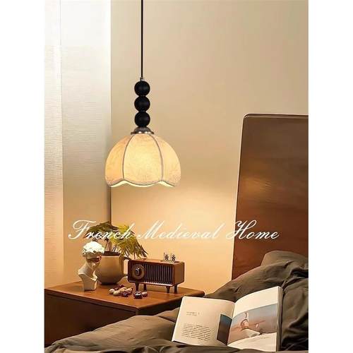 法国中世纪风格卧室床头吊灯覆古护眼气氛床头阅读灯2025入口房间