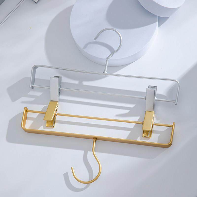 裤架裤夹家用衣柜无痕伸缩裤子架挂裤子专用衣架裙夹铝合金挂衣架,收纳整理,裤/裙架,淘宝优惠券,粉丝福利购,淘宝优惠卷