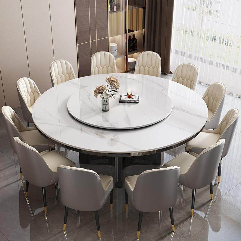 岩板餐桌椅2025新款高端轻奢现代简约餐饮商用客厅10人圆形饭桌子,住宅家具,岩板餐桌,淘宝优惠券,粉丝福利购,淘宝优惠卷