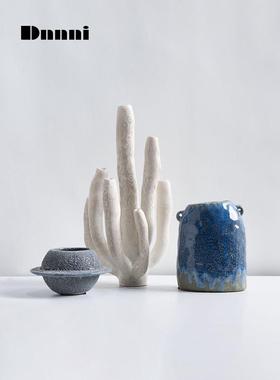 Dnnni珊瑚组合创意摆件简约现代客厅玄关电视柜样板间装饰品摆设