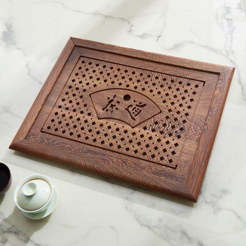 鸡翅木嵌入式茶盘定制单板茶台托 托盘中间漏水盖板梅花茶具内嵌,餐饮具,茶盘,淘宝优惠券,粉丝福利购,淘宝优惠卷