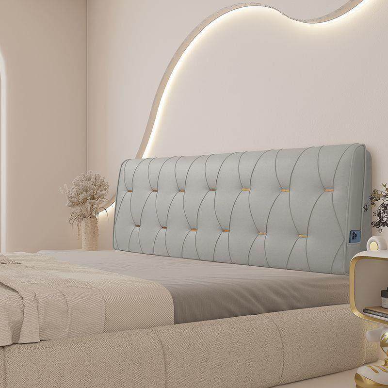 科技布床头软靠垫双人榻榻米软包靠背木现代简约自粘带拉炼可拆洗,居家布艺,床头靠垫,淘宝优惠券,粉丝福利购,淘宝优惠卷