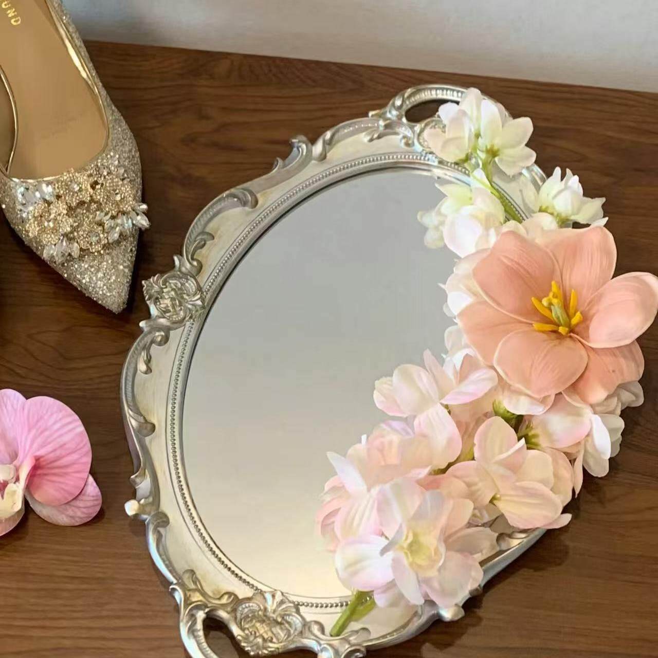 婚鞋盒婚鞋展示架新款接亲结婚拍照道具婚礼套圈婚鞋盒托盘展示盘