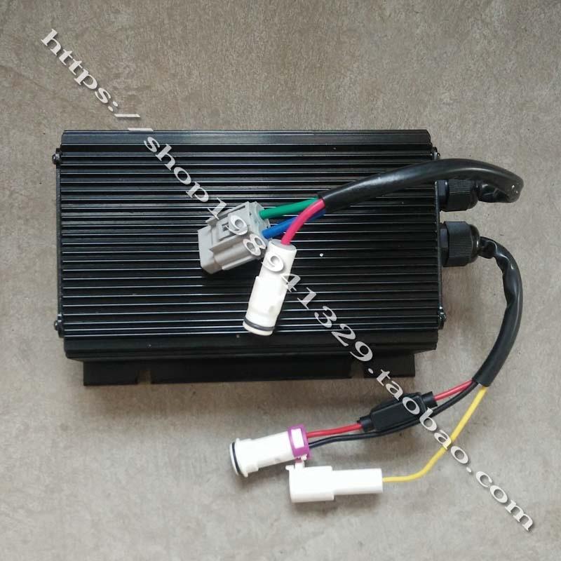 时风电动汽车DC转换器 电动轿车60V 72V防水插头双回路隔离转换器
