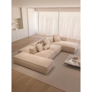 背靠背岛屿沙发双面可坐模块组合大平层别墅两面沙发摩图高档布艺