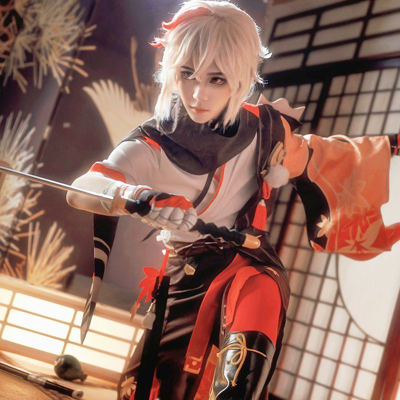 原神cos服枫原万叶稻妻c服全套武士cospaly一叶男装游戏动漫服装