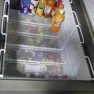 冰柜分层置物架冷柜内置物架层托架隔层板分隔收纳平板吊篮展示架