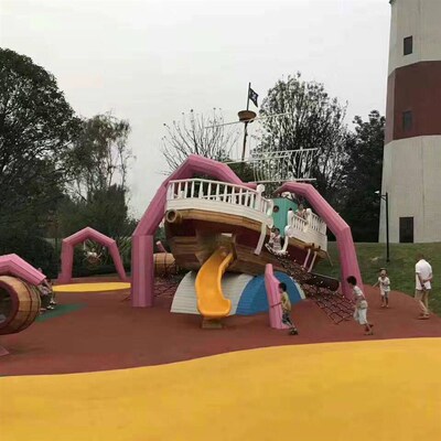 大型不锈钢滑梯定制户外非标儿童游乐场设备室外景区乐园攀爬设施