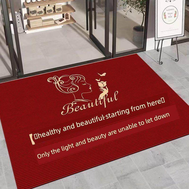 美容院入口地垫，美容美甲店入口欢迎地毯，开店装饰地垫可定制,居家布艺,入户地垫,淘宝优惠券,粉丝福利购,淘宝优惠卷