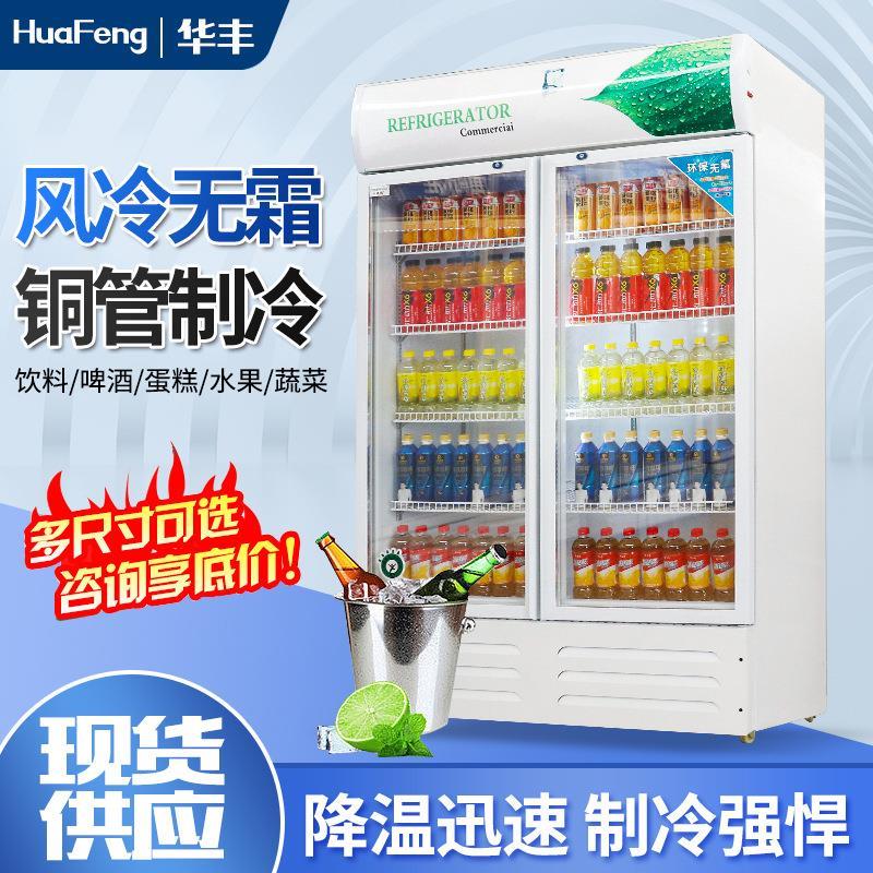 定制啤酒柜 冷藏柜保鲜柜便利店饮料柜 单双三门超市小卖部展示柜