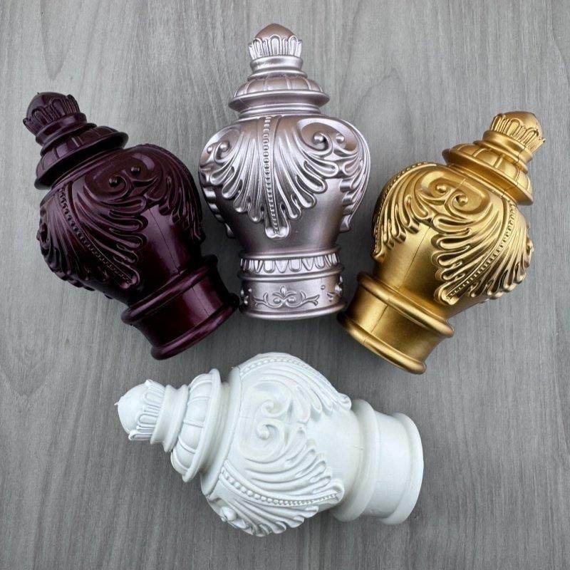 窗帘杆头装饰头罗马杆两头豪华宫廷封头堵窗帘头帽32大杆配件固定,居家布艺,窗帘杆/罗马杆,淘宝优惠券,粉丝福利购,淘宝优惠卷