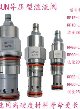 SUN导压型RPEC RPGC RPIC 油泵 马达 船用液压溢流阀
