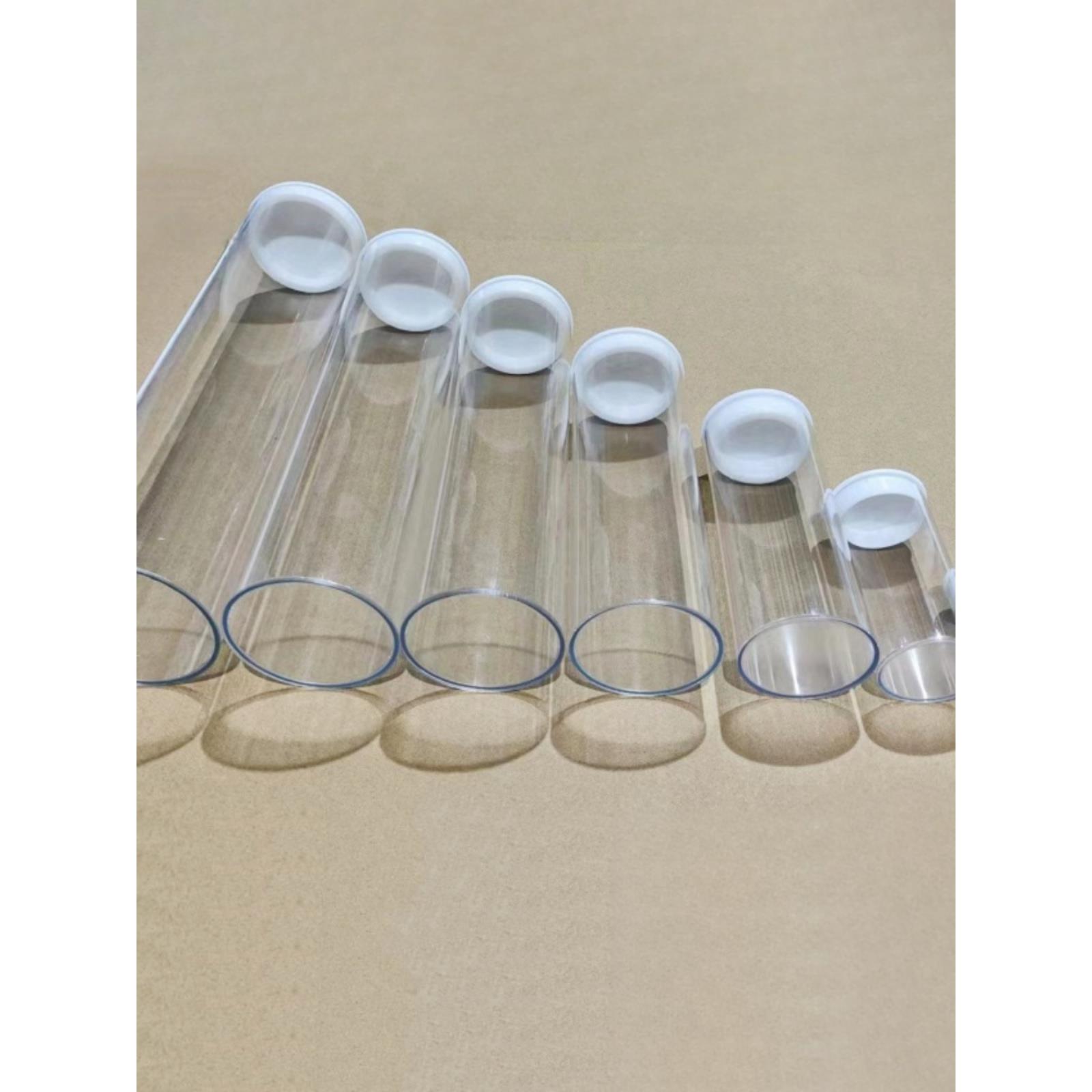 透明塑料管底盖Pc中空管储水管硬水管径40Mm-90Mm