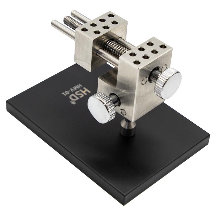 不锈钢分体式万向精密台钳高精度小型桌面迷你台虎钳高达模型改造