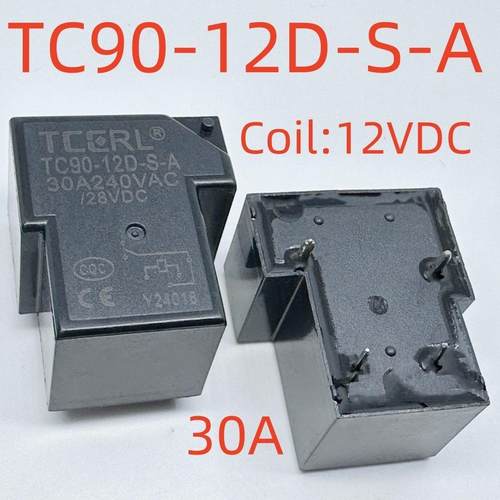 TC90G-12D-S-A继电器 台川品牌直流电磁40A家用继电器模组符合GB
