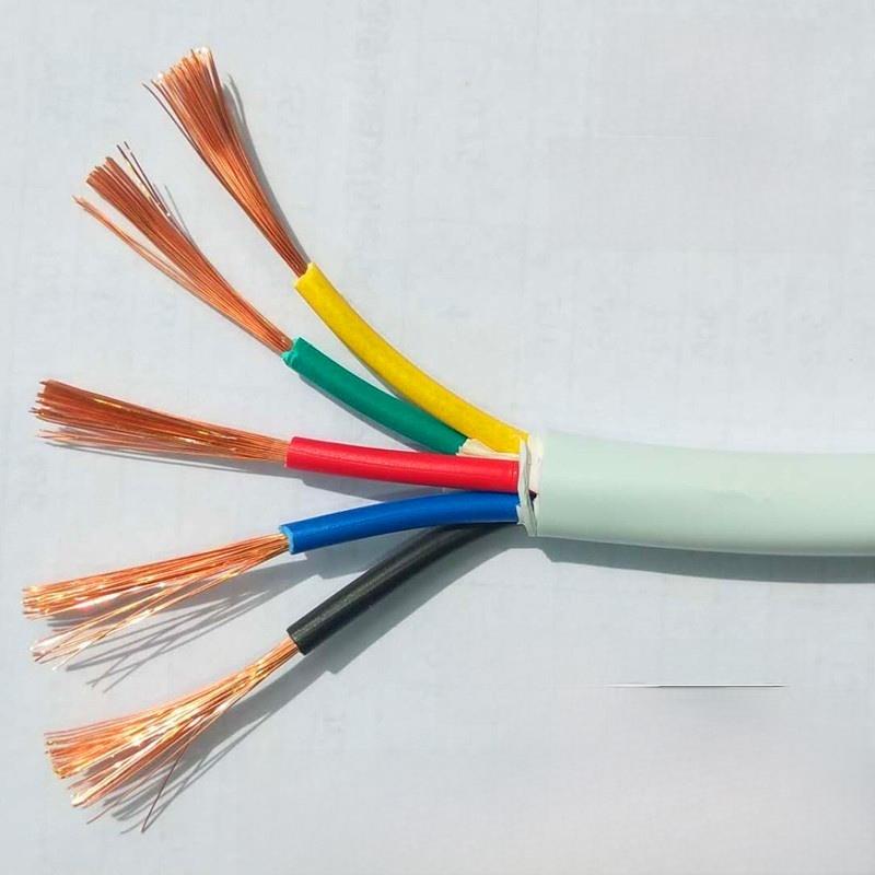 软线Rvv5 6 7 8芯1 1.5 2.5方形浴室加热器线特种线5 6芯控制线