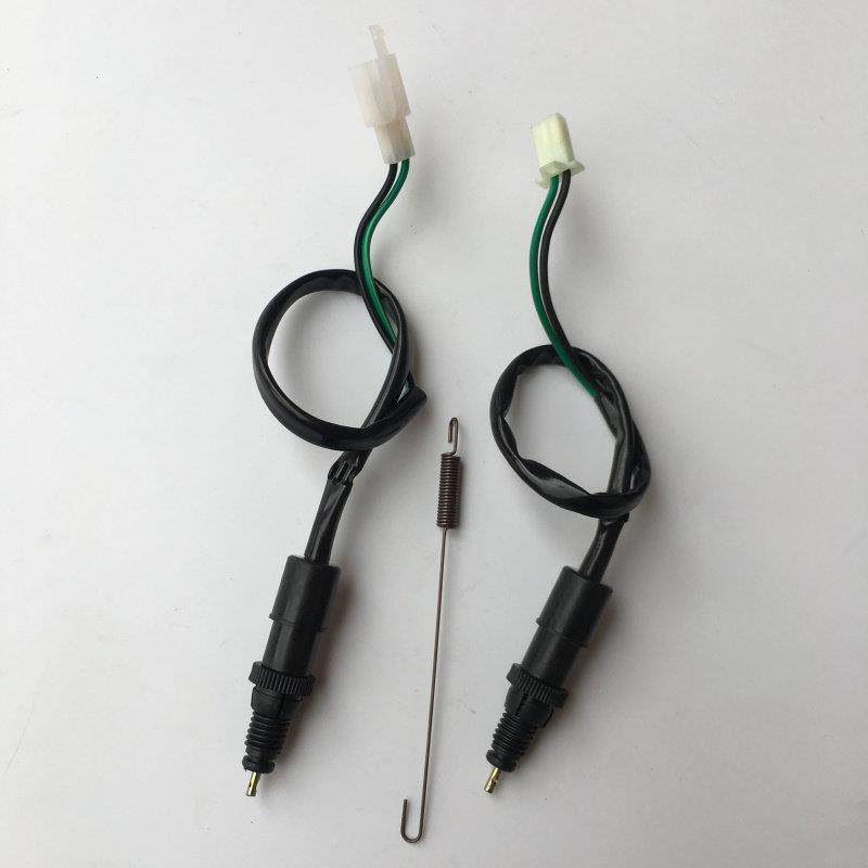 摩托车后刹车灯开关电动三轮车倒档通电线刹车后尾脚通用脚刹线