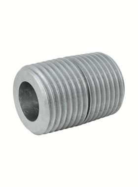 Thick-WallSteelSeamless PipeNipple,Fully Threaded,1/8 Pipe