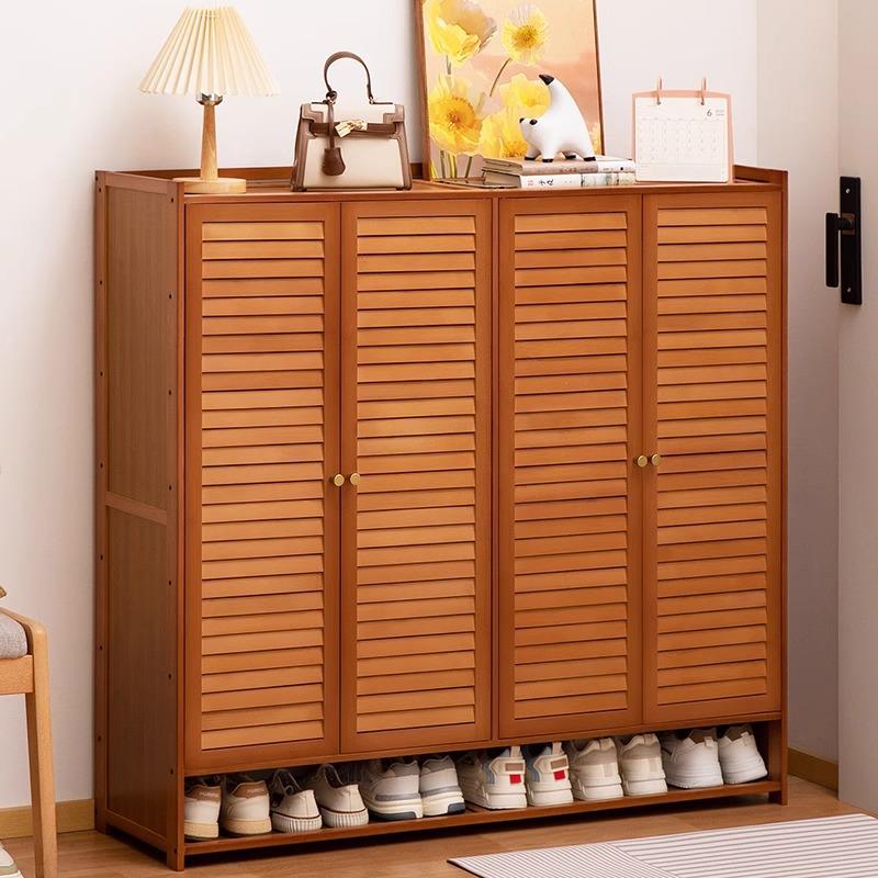 简易鞋架子鞋柜木制宿舍占地小放家门口多层防尘入门鞋架子收纳架