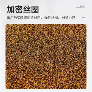 钉底丝圈脚垫卷材汽车513地垫可裁加脚厚剪垫通用入户脚踏垫厂家