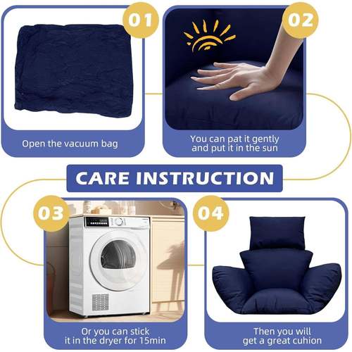 防水吊篮椅坐垫加厚吊摇篮椅垫圆鸟巢3号复制0秋千椅靠一体靠背垫