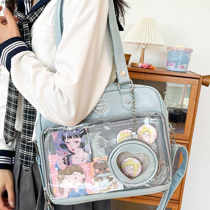 痛包学生党日系ins二次元百搭邮