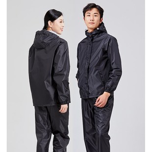 轻薄电动z车骑行专用全身防水防暴雨外卖骑 雨衣成人男女分体套装