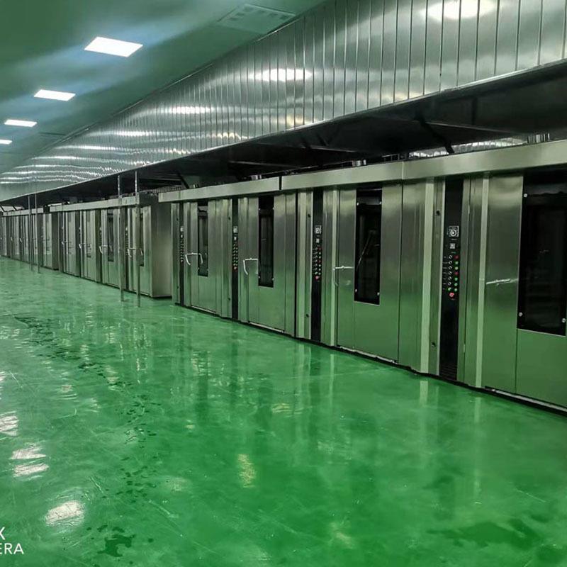 商用大型燃气冒烤鸭炉 100只单车架热风旋转烤禽机 循环风烤鸡炉