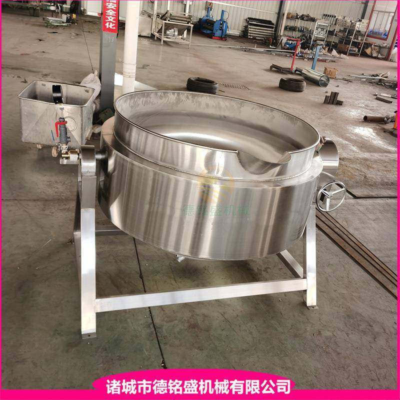 狮子头煮锅 猪肉丸子圆形蒸汽夹层锅 自动控温鳕鱼皮煮锅