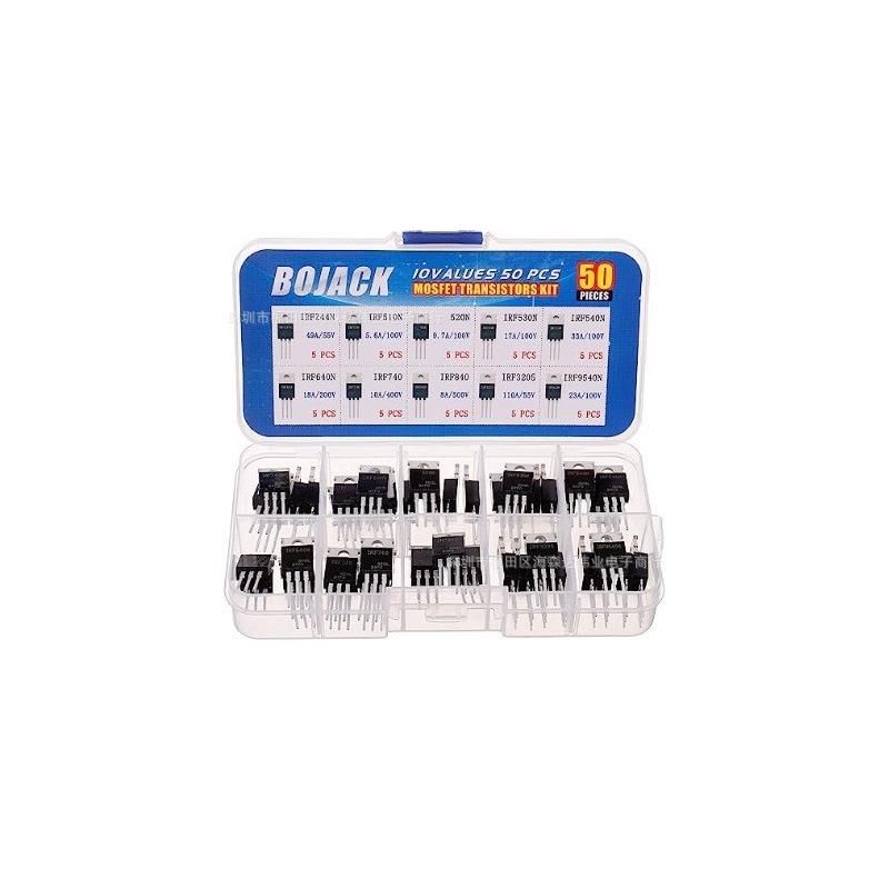 50PCS TO-220系列 MOS管 IRFZ44N IRF510N IRF540N IRF3205