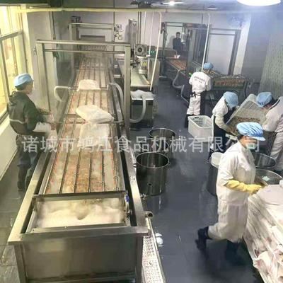 解冻机商用预制菜前期处理设备循环水解冻设备鸡腿化冻流水线高效