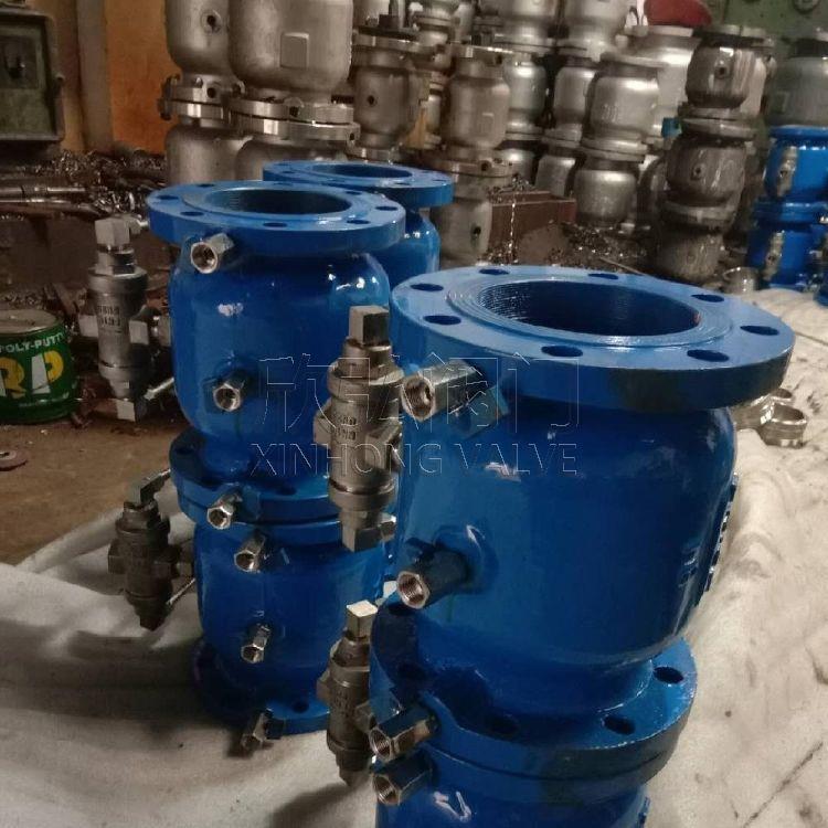 LHS743X-10Q低阻力倒流防止器调压液控不锈钢缓闭阀门