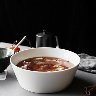 水果沙拉冷面碗米饭碗 陶瓷大号汤碗酸菜水煮鱼盆创意家用10寸欧式