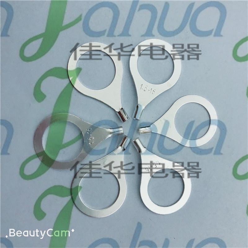 OT1.5-16裸端头冷压接线端子圆形线耳铜鼻子紫铜