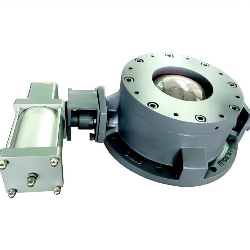 YDF-B高温耐磨充气式气动圆顶阀球形气锁阀阀门