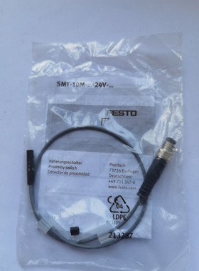 汽缸磁性开关 SMT-10M-PS-24V-E-0.3-L-M8D 订货号551375