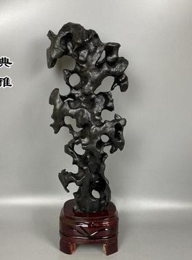 天然奇石太湖石原石摆件玲珑石灵璧石景观石家居会所布景观赏石头