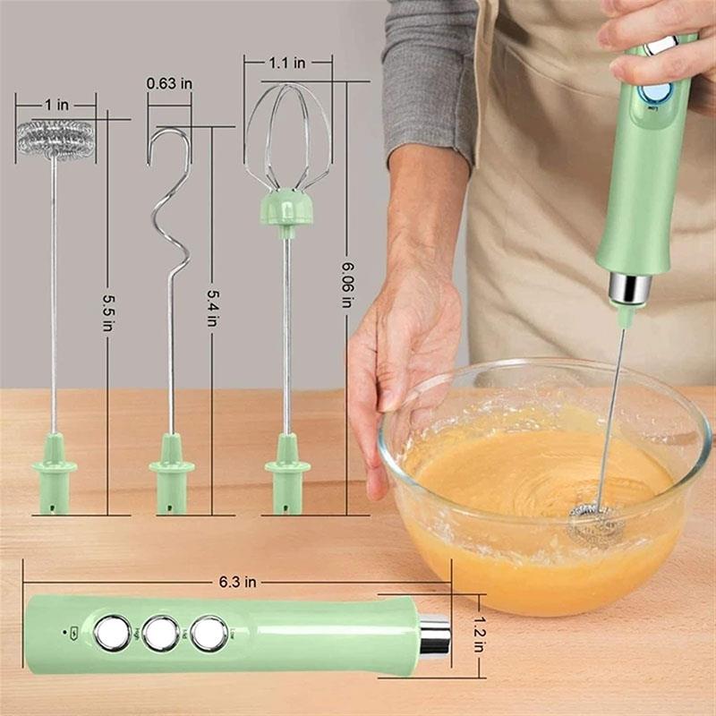 充锂电动打奶器咖啡奶泡机牛奶打泡器迷你手持搅拌打蛋器搅拌奶粉
