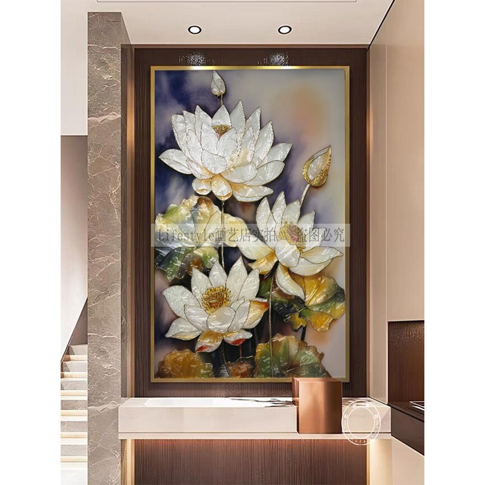 搪瓷装饰画走廊过道入口大厅客厅高雅的挂画餐厅卧室房间现代壁画