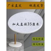 艺术石 挂衣架 衣架 灯座 耐用防水 碟架 放大35cm大理石