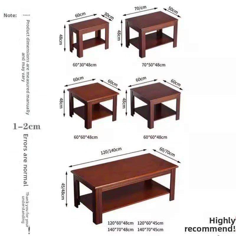 家庭小公寓简单现代实木边桌欧洲红木办公室客厅矩形咖啡桌桌,商业/办公家具,茶几,淘宝优惠券,粉丝福利购,淘宝优惠卷