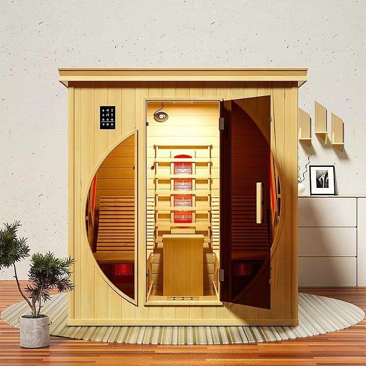 远红外躺椅蒸汽房蒸汽桑拿房家庭躺椅淋浴房全身汗水桑拿箱光波房