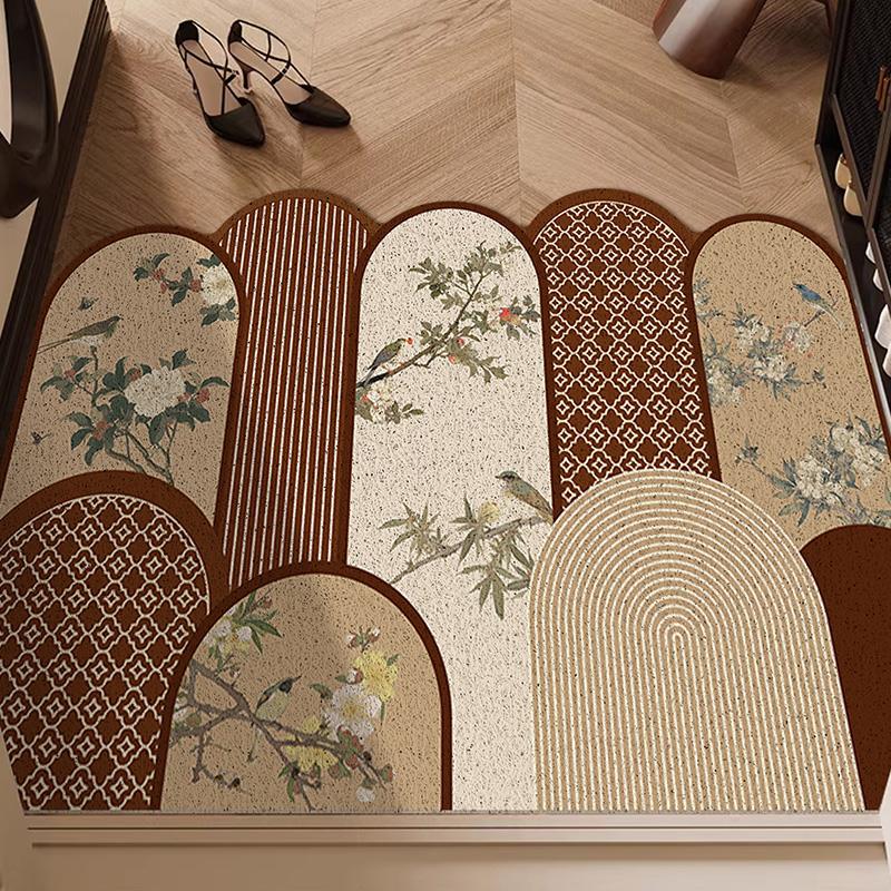 进门地垫入户门垫家用玄关耐脏蹭脚垫门内门口防滑可裁剪丝圈地毯