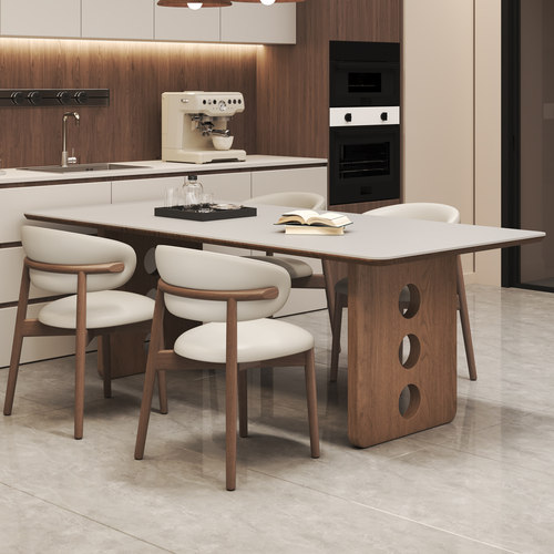 2025年新款经济型小户型岩板餐桌