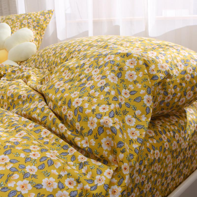 故事小黄花秋冬被套单件1.5X1.8X2.0X2.3 2.2X2.4漂亮的棉被套