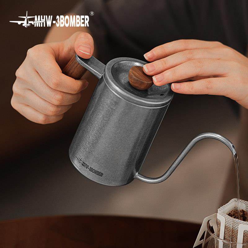 MHW-3BOMBER轰炸机咖啡手冲壶 不锈钢长嘴咖啡壶 星球手冲细口壶,餐饮具,咖啡壶,淘宝优惠券,粉丝福利购,淘宝优惠卷