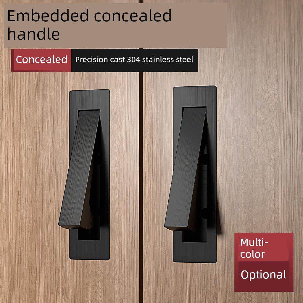 榻榻米方形银把手开槽内置隐形旋转嵌入式抽屉柜门外露把手,住宅家具,拉手,淘宝优惠券,粉丝福利购,淘宝优惠卷