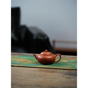 紫砂家用茶壶手工明式宫灯原矿原砂朱砂素描壶紫砂壶150Cc