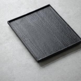 草木寺实木托盘矩形茶壶 Sab 干茶几柚木小茶盘家用茶点托盘Wabi